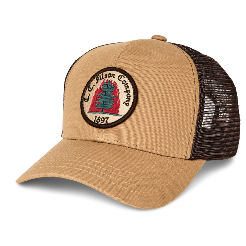 Filson Logger Mesh Cap - Wheat / Fire