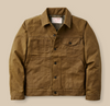 Filson Mens Short Lined Tin Cloth Cruiser Jacket