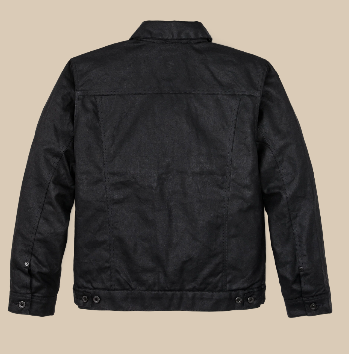 Filson Mens Short Lined Tin Cloth Cruiser Jacket - Bob's Outdoor