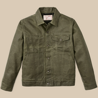 Filson Mens Short Lined Tin Cloth Cruiser Jacket