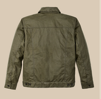 Filson Mens Short Lined Tin Cloth Cruiser Jacket