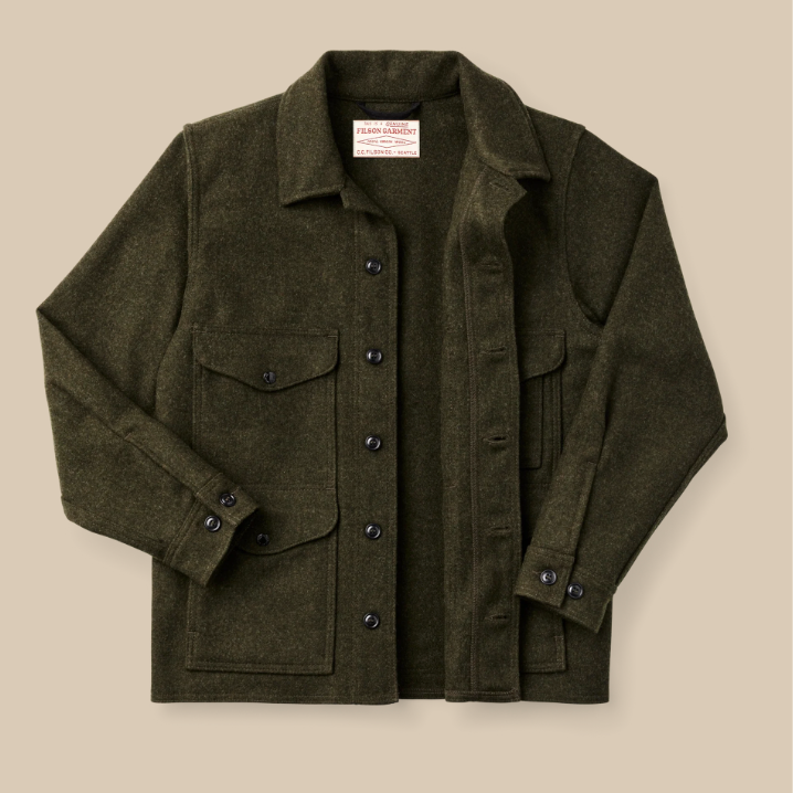 Filson Mens Wool Mackinaw Cruiser Jacket – Bob's Outdoor Filson Mens Wool Mackinaw Cruiser Jacket – Bob's Outdoor
