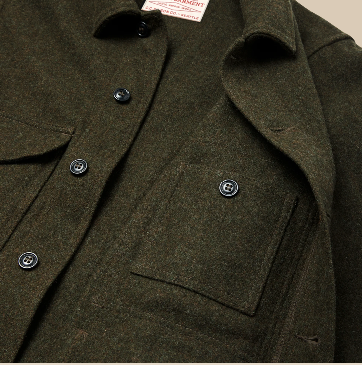 Filson Mens Wool Mackinaw Cruiser Jacket – Bob's Outdoor