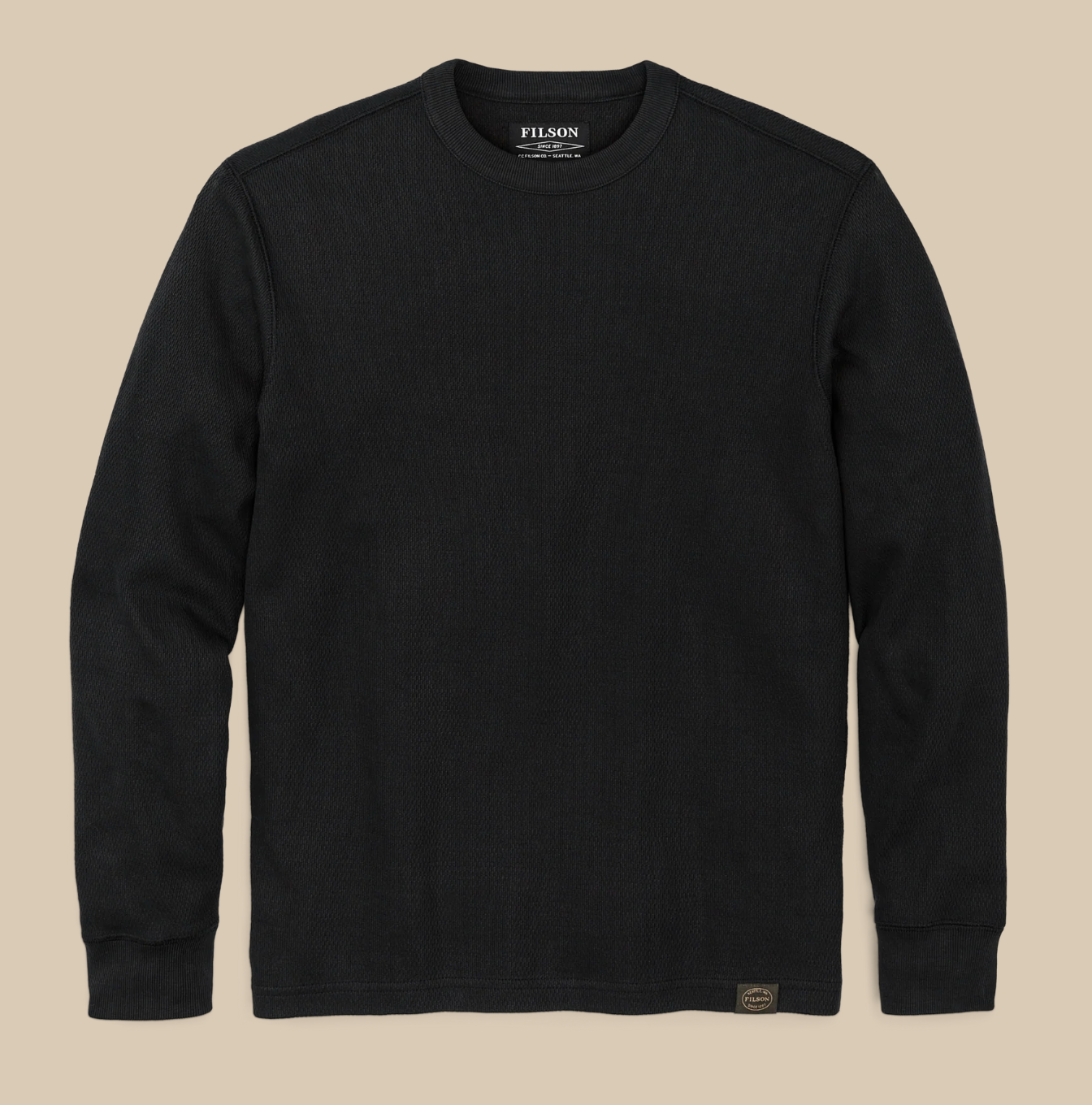 Filson Mens Thermal Crew-Navy