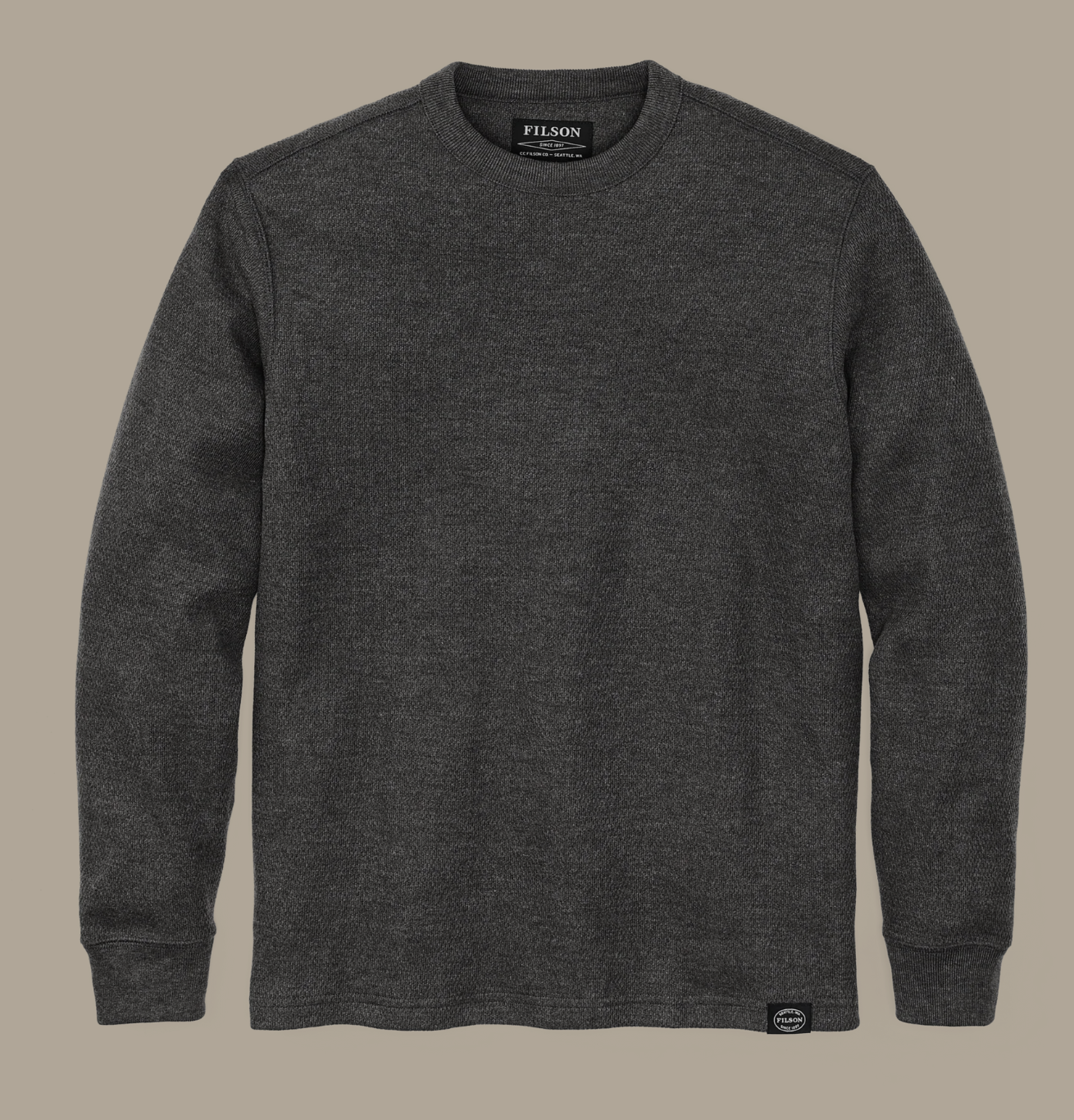 Filson Mens Thermal Crew-Charcoal – Bob's Outdoor