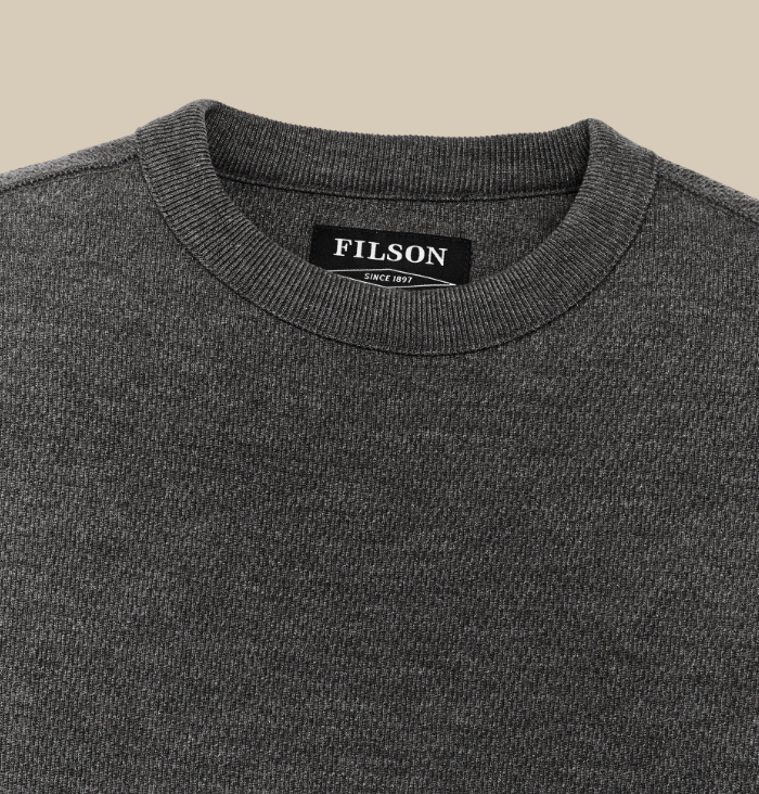 Filson Mens Thermal Crew-Charcoal