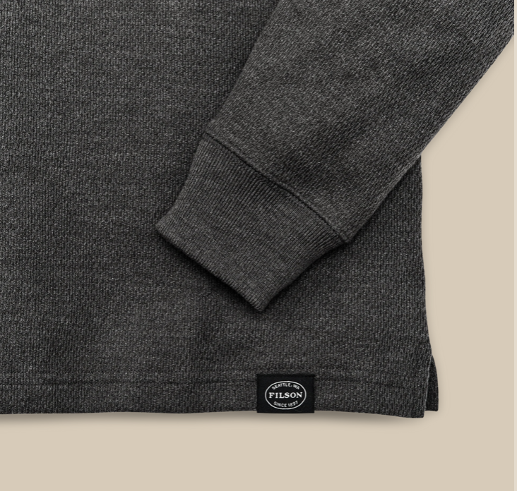 Filson Mens Thermal Crew-Charcoal