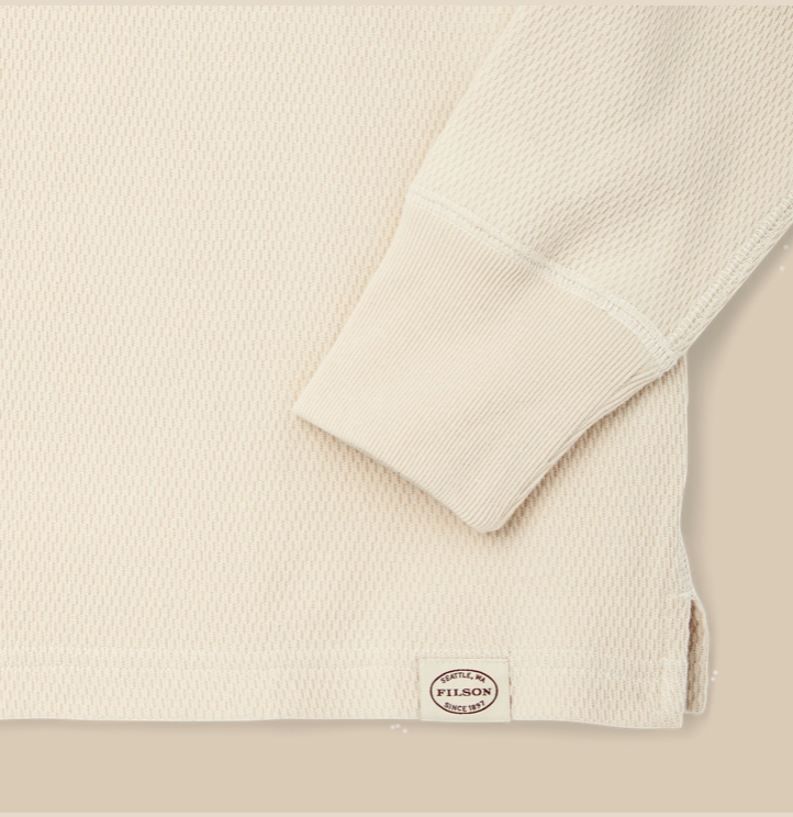 Filson Mens Waffle Henley
