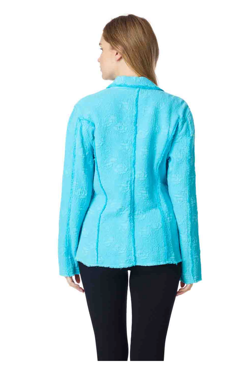 Tianello Womens Tencel "Belle" Jacquard "Penelope" Jacket