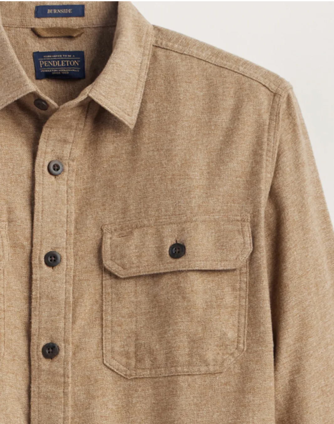 Pendleton Mens Burnside Double Brushed Flannel Shirt - Bob's Outdoor