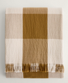 Pendleton Block Plaid Organic Cotton Fringed Throw