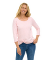 Habitat Womens Cotton Pebble Side Twist Tee