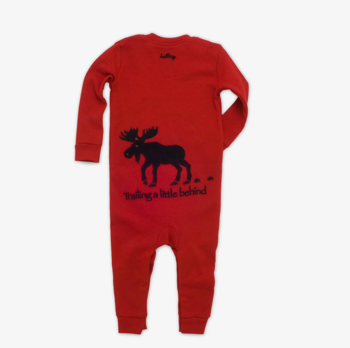 Little Blue House Baby Trailing a Little Behind Coverall with Hat