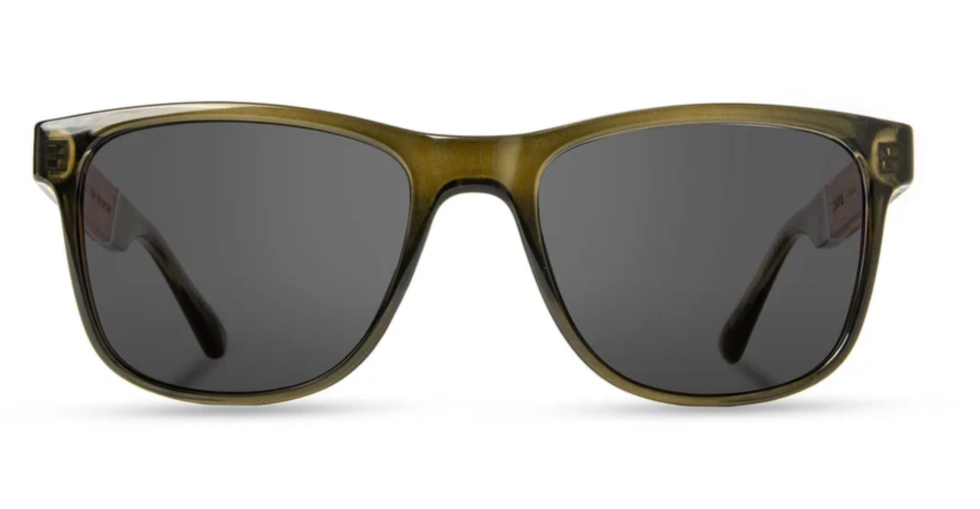Trail Sunglasses - Moss / Glacier Engraved  / Grey Polarized