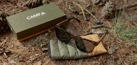 Trail Sunglasses - Moss / Glacier Engraved  / Grey Polarized