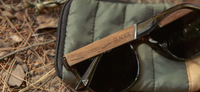 Trail Sunglasses - Moss / Glacier Engraved  / Grey Polarized