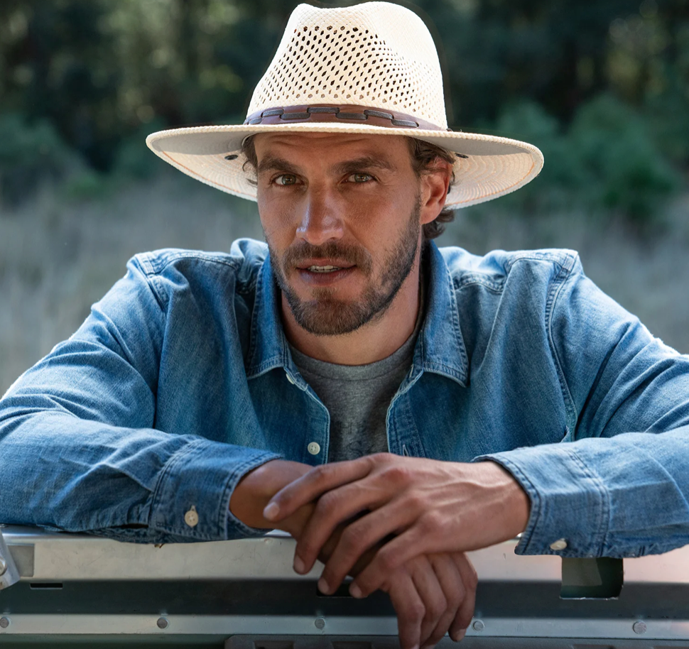 Stetson Airway Vented Panama Straw Hat