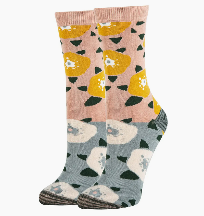 Womens La Flor Bamboo Socks