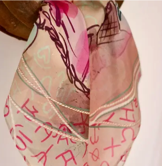 Tirzah Lane Art Tencel and Silk Scarf - Branding Day Western