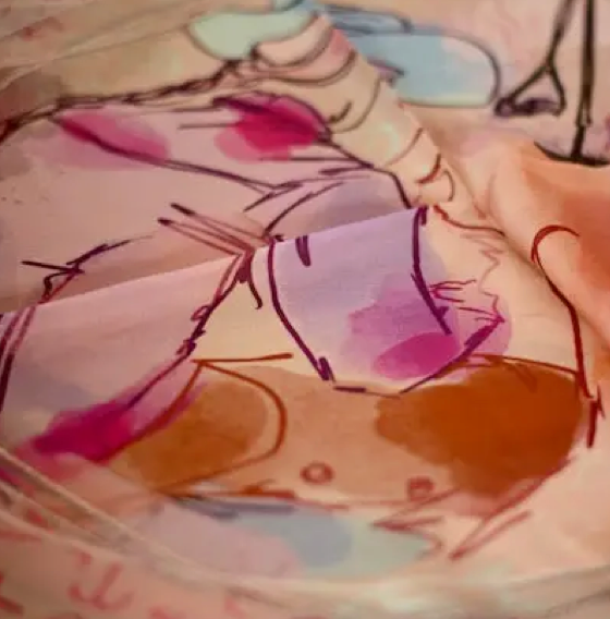 Tirzah Lane Art Tencel and Silk Scarf - Branding Day Western