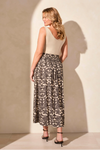 Tribal Pull-On Skirt with Pleats