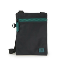 ORI Chelsea Crossbody Recycled Nylon Bag - Black/Teal