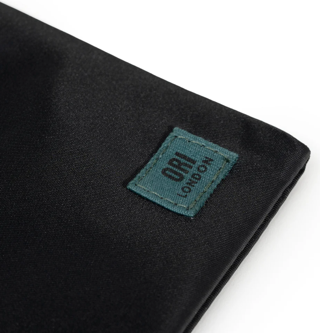 ORI Chelsea Crossbody Recycled Nylon Bag - Black/Teal