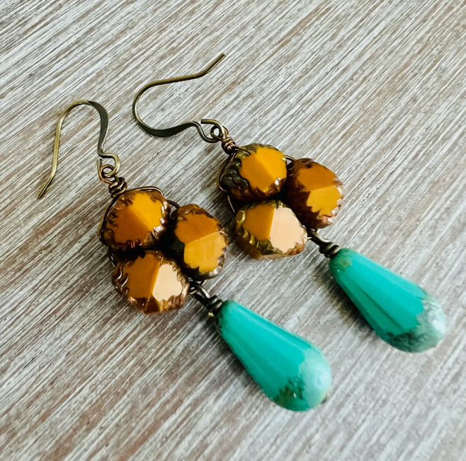 Twist Style Vintage Style Earrings