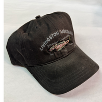 Montana Wax Finish Trout Embroidery Charcoal Cap