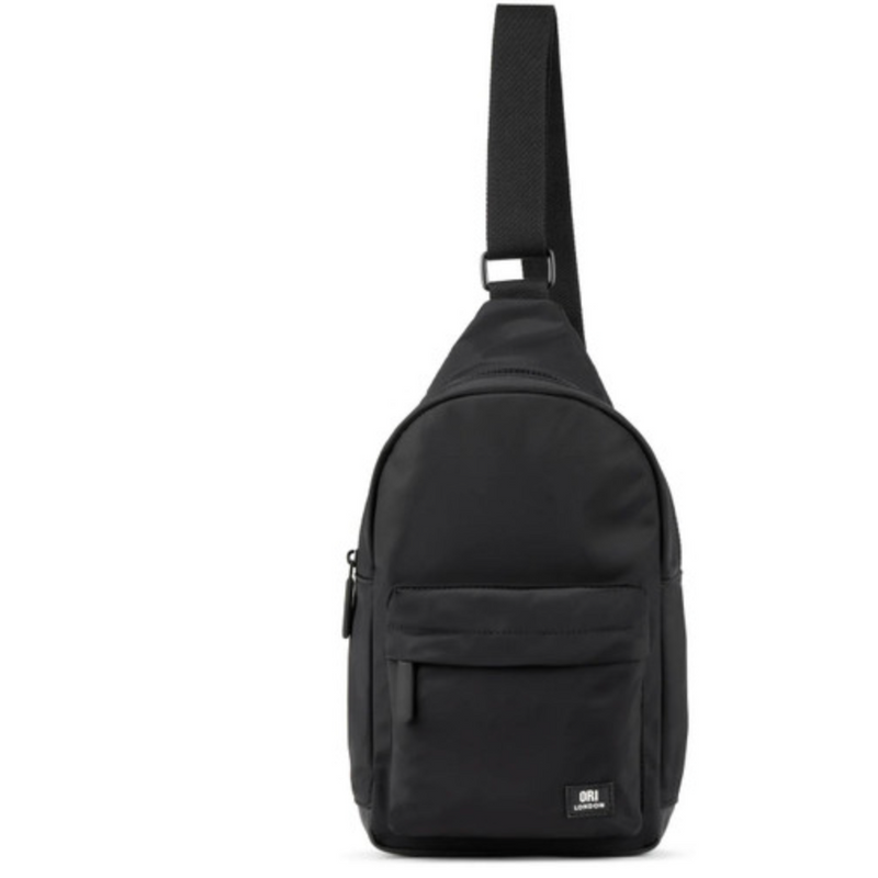 ORI LONDON/USA Willesden B Crossbody Recycled Nylon Bag - All Black