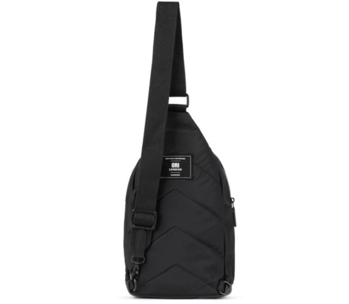 ORI LONDON/USA Willesden B Crossbody Recycled Nylon Bag - All Black