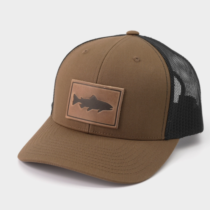 Range Leather Trout Brown Cap