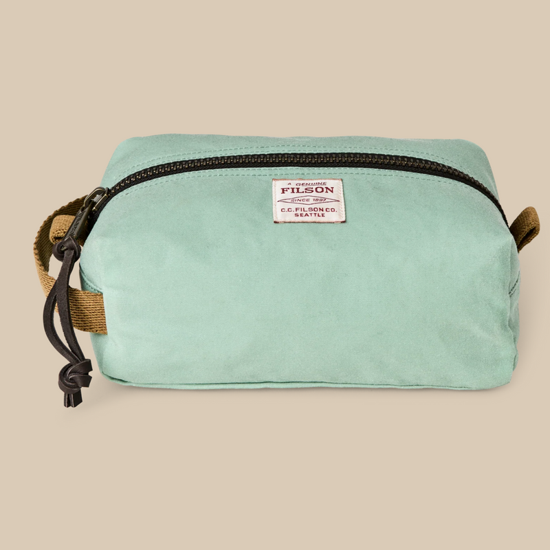 Filson Tin Cloth Travel Kit - Granite Green
