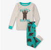 Little Blue House Kids Brown Bears Pajama Set