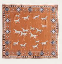 Pendleton Herd of Horses Silk Scarf