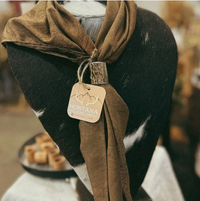 Montana Elk Antler Scarf Slide