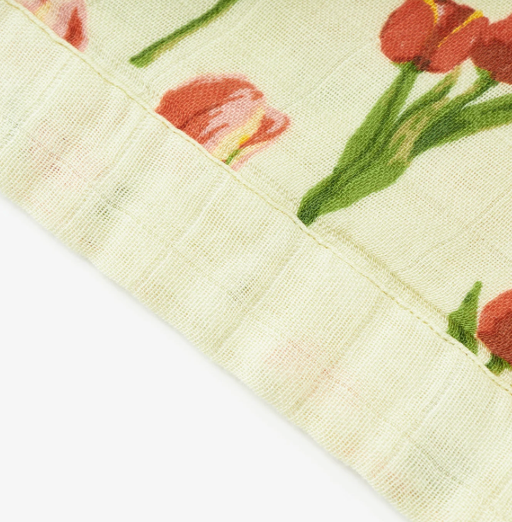 Milkbarn Bamboo Big Lovey Tulip Blanket