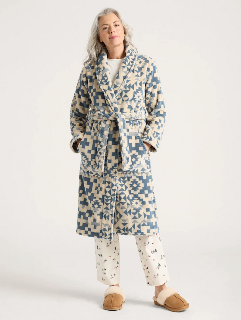 Pendleton Womens Cotton Terry Velour Robe