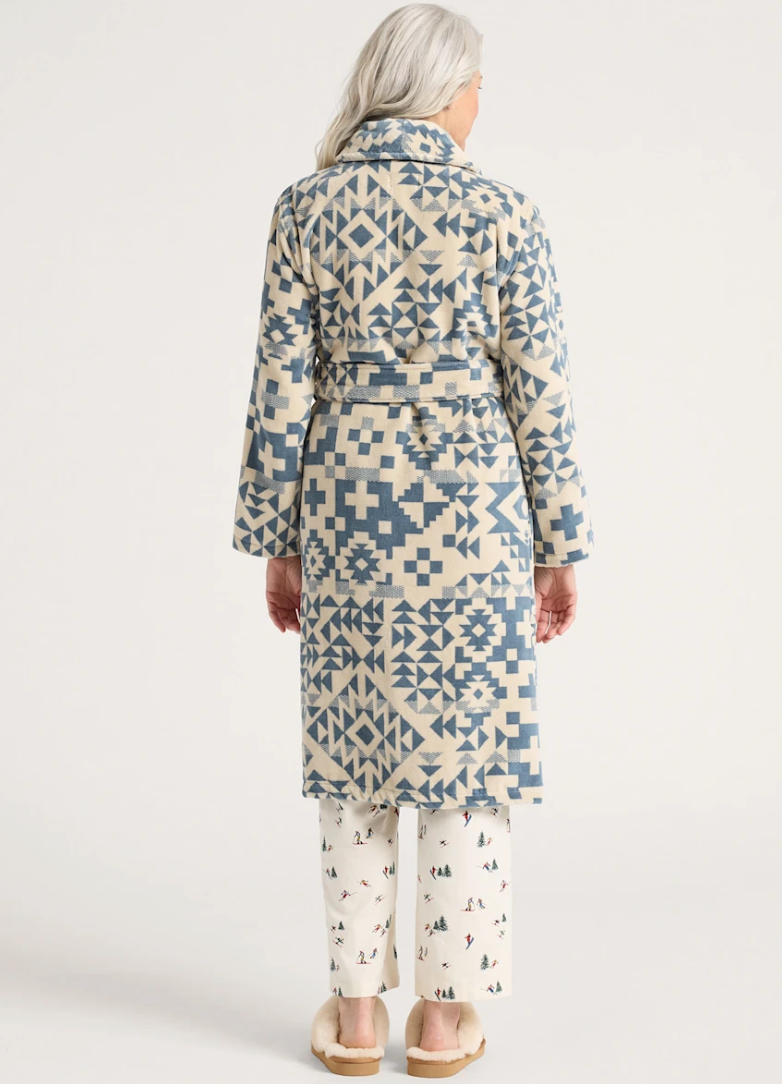 Pendleton Womens Cotton Terry Velour Robe