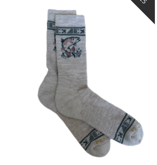 Pendleton Salmon Crew Socks