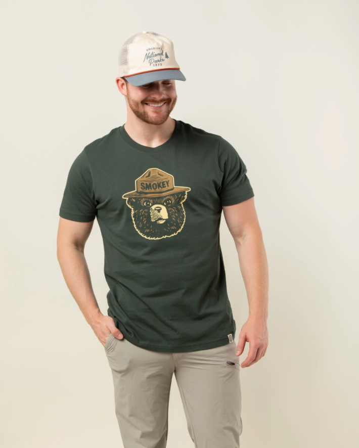 Landmark Smokey Bear Logo Tee