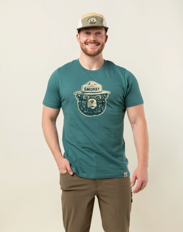 Landmark Smokey Bear Logo Tee - Bob's Outdoor