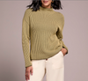 Tribal Womens LS Funnel Neck Sweater