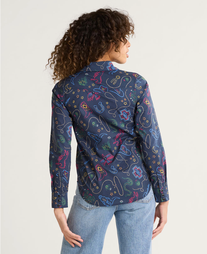 Pendleton Womens Print Gambler Shirt