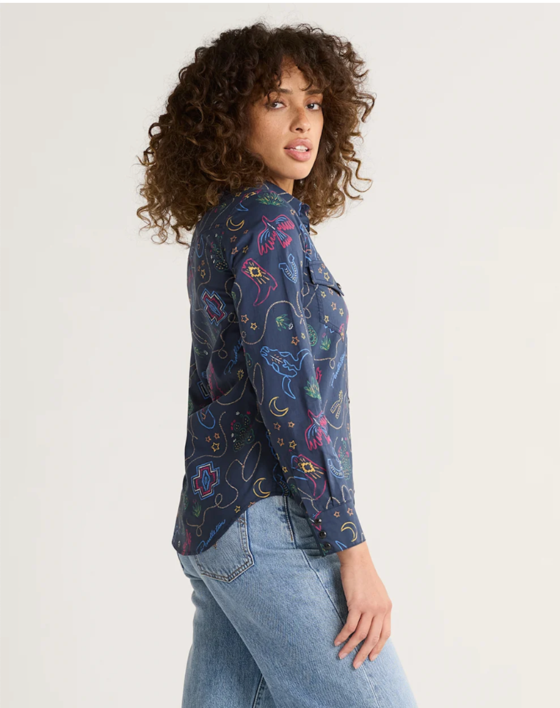 Pendleton Womens Print Gambler Shirt