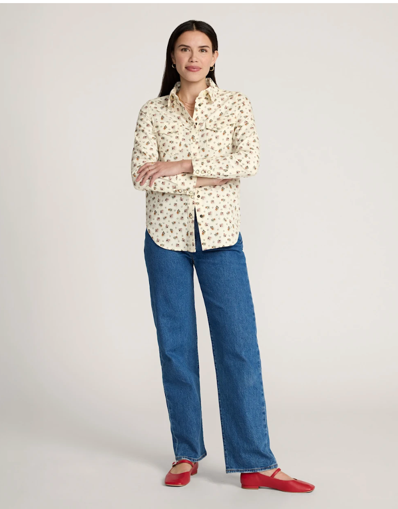 Pendleton Womens Western Floral Gambler Shirt