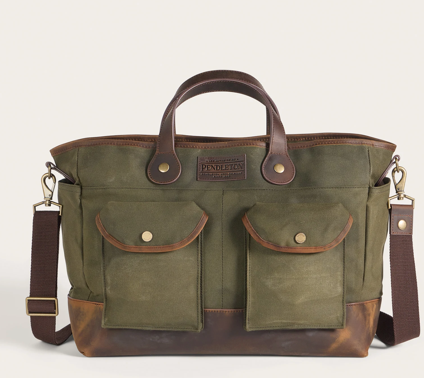 Pendleton Odyssey Waxed Canvas Messenger Bag