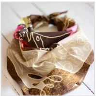 Tirzah Lane Art Western Cowgirl Cotton Bandana