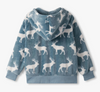 Hatley Elk Fuzzy Feece Zip-Up Hoodie