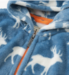 Hatley Elk Fuzzy Feece Zip-Up Hoodie